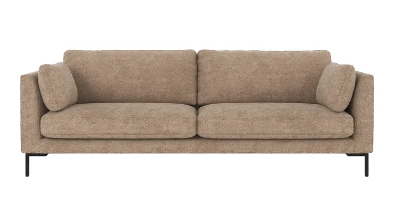 129490 b sb A Corwin sofa 3-seater grey-beige fabric Robin #109 (c3).