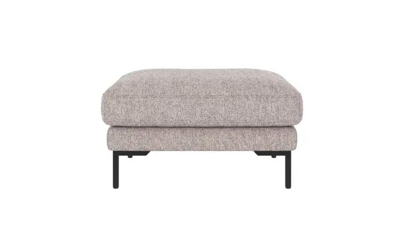 129302 b sb A Corwin foot stool grey fabric Max #180 (c2).