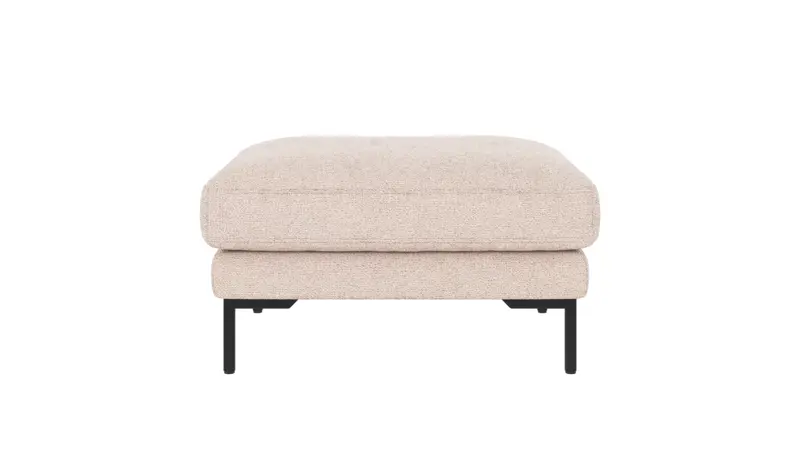 129282 b sb A Corwin foot stool light beige fabric Max #01 (c2).