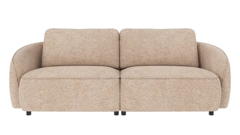 124570 b sb A Norris sofa 3-seater light beige fabric Anna #2 (c3).