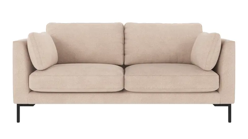 129151 b sb A Corwin sofa 2,5-seater light beige fabric Rita #1 (c2).