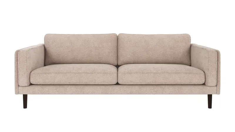 123707 b sb A Braden sofa 3-seater light beige fabric Greg 3 (c2) brown oak legs.