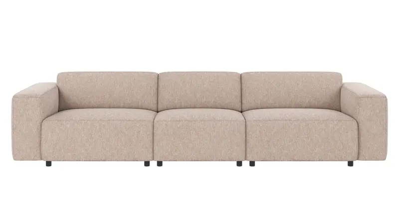 121331 b sb A Willard sofa 4-seater light beige fabric Alice #1 (c4).