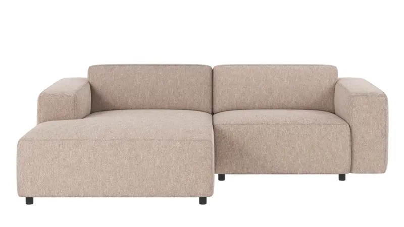 121336 b sb A Willard sofa 3 seater-chaise longue L light beige fabric Alice #1 (c4).