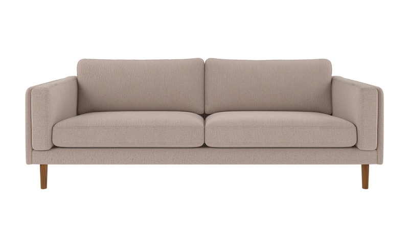 123851 b sb A Braden sofa 3-seater light beige fabric Alice #01 (c4) oak legs.