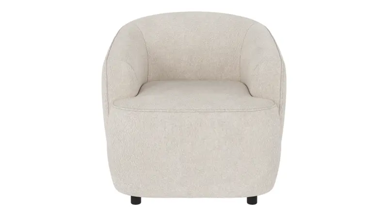 125642 b sb A Dermot lounge chair ivory fabric Anna #20 (c3).