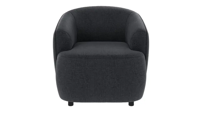 125618 b sb A Dermot lounge chair dark blue fabric Robin #90 (c3).