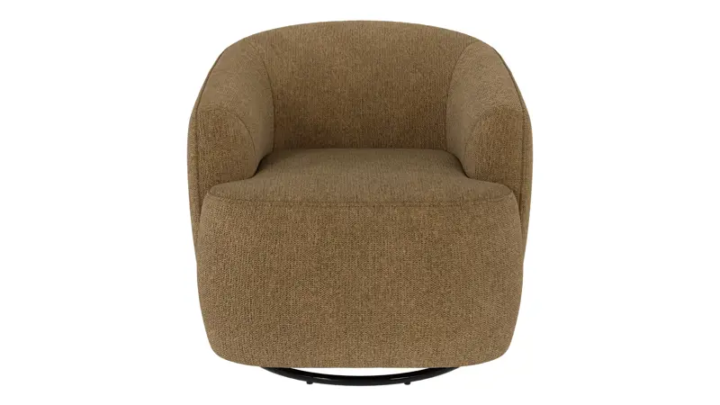 125547 b sb A Dermot lounge chair swivel+swing yellow fabric Max #170 (c2).