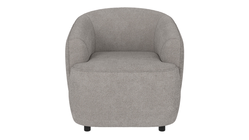125466 b sb A Dermot lounge chair light grey fabric Greg #17 (c2).