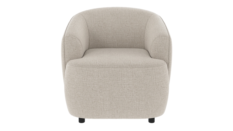 125484 b sb A Dermot lounge chair light grey fabric Robin #01 (c3).