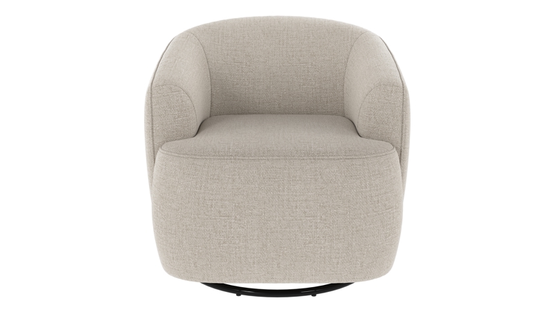 125485 b sb A Dermot lounge chair swivel+swing light grey fabric Robin #01 (c3).