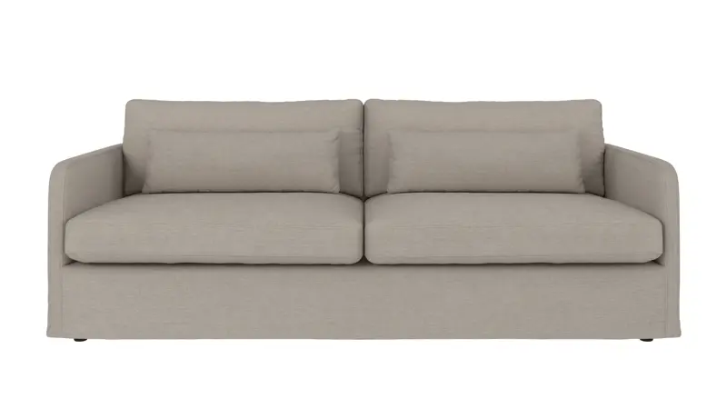 125914 b sb A Peyton sofa 3-seater light grey fabric Ursula #491 (c3).