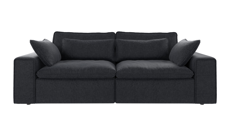 219282 b sb A Rawlins sofa 3-seater dark blue fabric Robin #90 (c3).