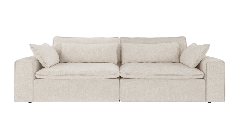 219316 b sb A Rawlins sofa 3-seater Maxi ivory fabric Anna #20 (c3).