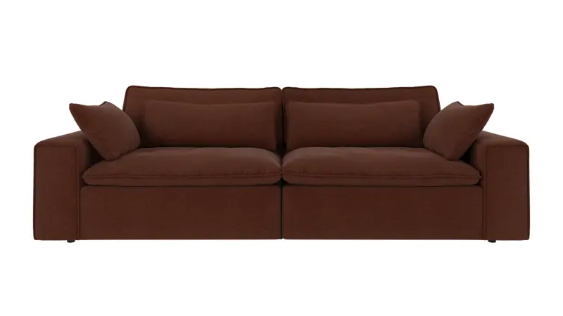 122754 b sb A Rawlins sofa 3-seater Maxi red fabric Rita #96 (c2).
