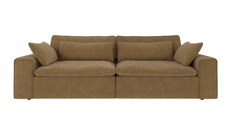 219175 b sb A Rawlins sofa 3-seater Maxi yellow fabric Max #170 (c2).