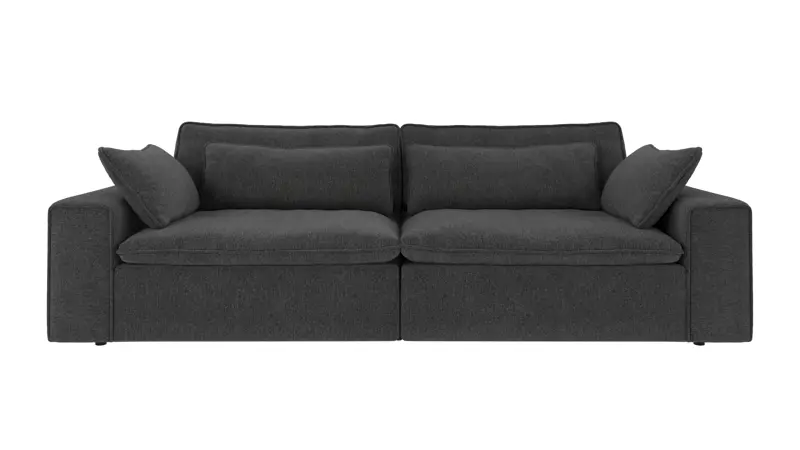219187 b sb A Rawlins sofa 3-seater Maxi dark grey fabric Max #169 (c2).