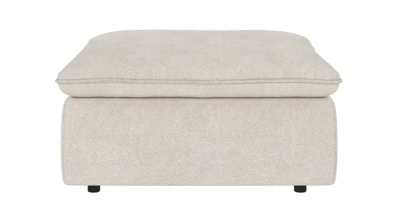 219317 b sb A Rawlins foot stool ivory fabric Anna #20 (c3).