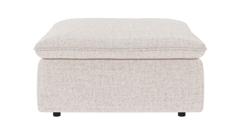 219381 b sb A Rawlins foot stool light beige fabric Oscar #1 (c3).