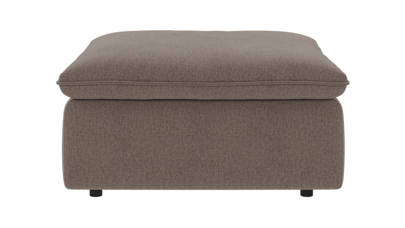 122665 b sb A Rawlins foot stool beige fabric Brenda #34 (c1).
