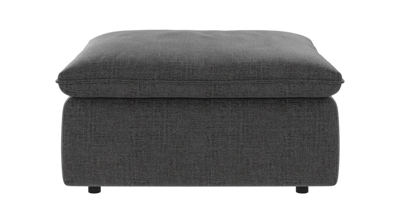 122697 b sb A Rawlins foot stool dark grey fabric Robin #66 (c3).