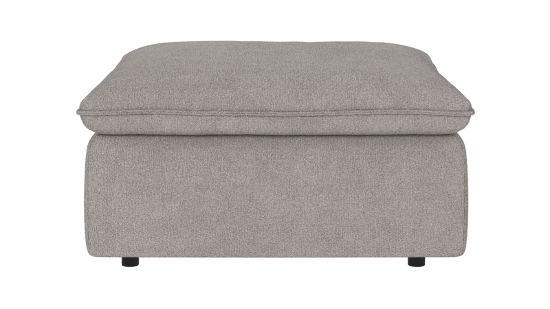 122735 b sb A Rawlins foot stool light grey fabric Greg #17 (c2).