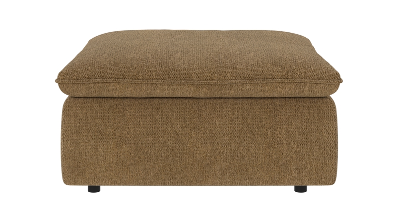 219176 b sb A Rawlins foot stool yellow fabric Max #170 (c2).