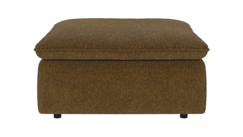 219179 b sb A Rawlins foot stool yellow-green fabric Max #14 (c2).