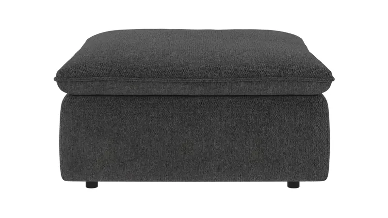 219188 b sb A Rawlins foot stool dark grey fabric Max #169 (c2).