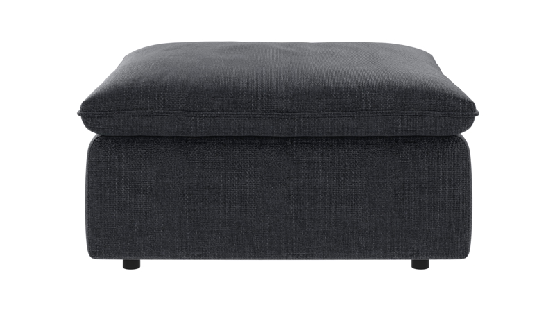 219281 b sb A Rawlins foot stool dark blue fabric Robin #90 (c3).