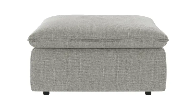 219284 b sb A Rawlins foot stool medium grey fabric Robin #149 (c3).