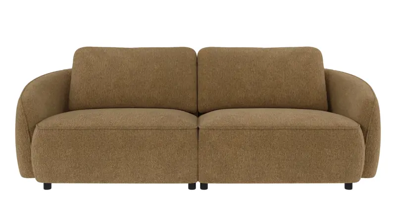 242050 b sb A Norris sofa 3-seater yellow fabric Max #170 (c2).