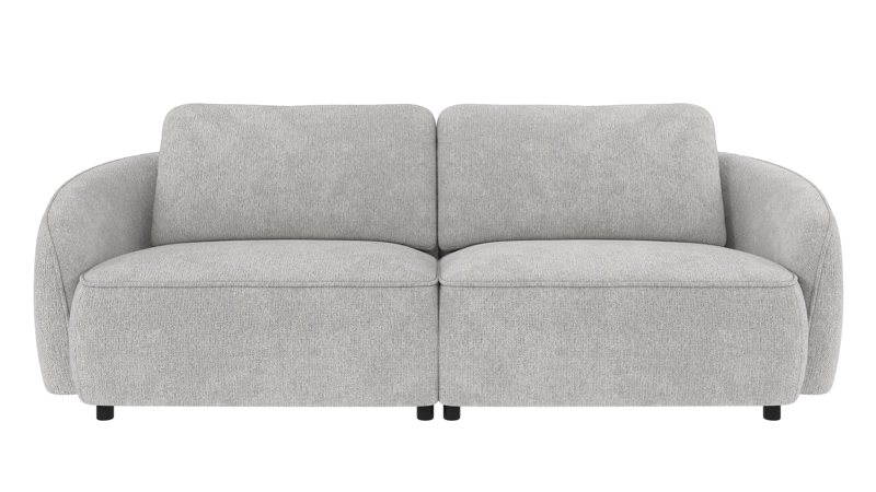 242040 b sb A Norris sofa 3-seater light grey fabric Max #60 (c2).