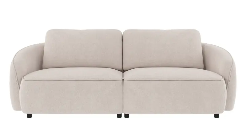 241950 b sb A Norris sofa 3-seater light beige fabric Brenda #22 (c1).