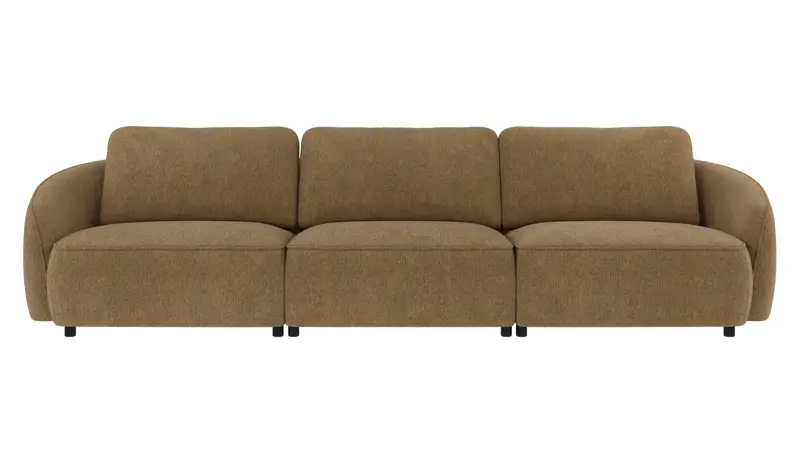 242051 b sb A Norris sofa 4-seater yellow fabric Max #170 (c2).