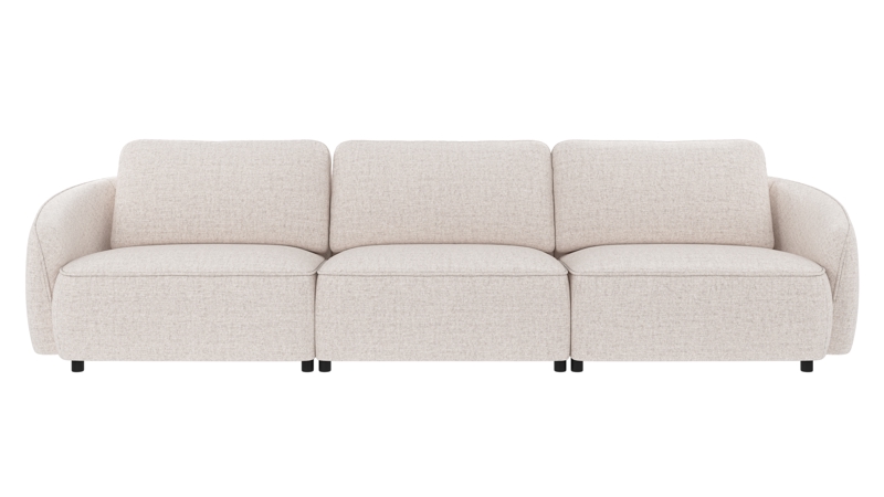 242545 b sb A Norris sofa 4-seater light beige fabric Oscar #1 (c3).