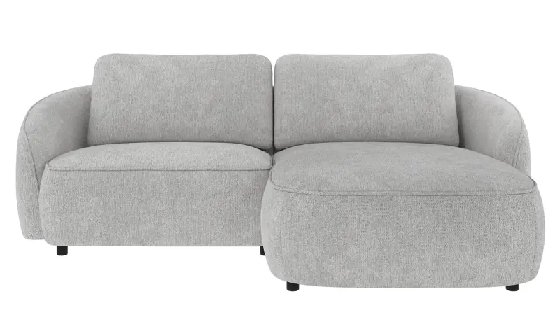 242042 b sb A Norris sofa 3-seater-chaise longue R light grey fabric Max #60 (c2).