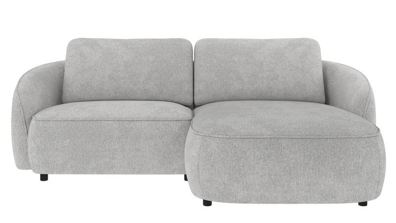 242042 b sb A Norris sofa 3-seater-chaise longue R light grey fabric Max #60 (c2).