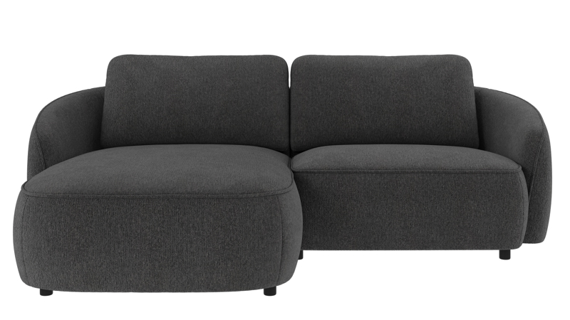 242094 b sb A Norris sofa 3-seater-chaise longue L dark grey fabric Max #169 (c2).