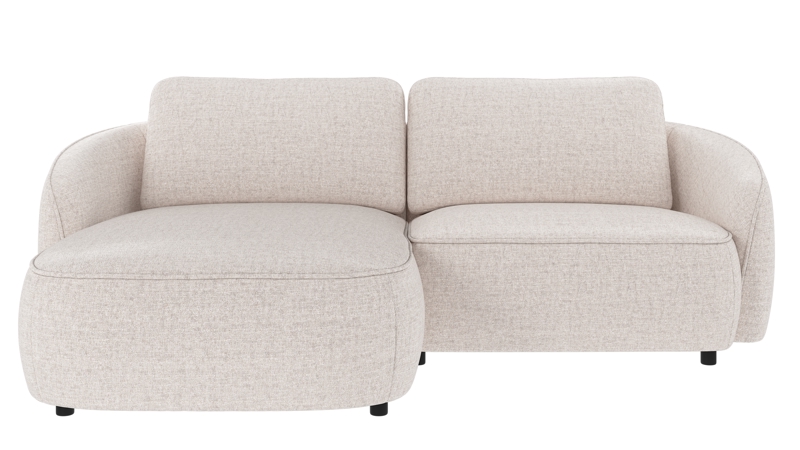 242548 b sb A Norris sofa 3-seater-chaise longue L light beige fabric Oscar #1 (c3).