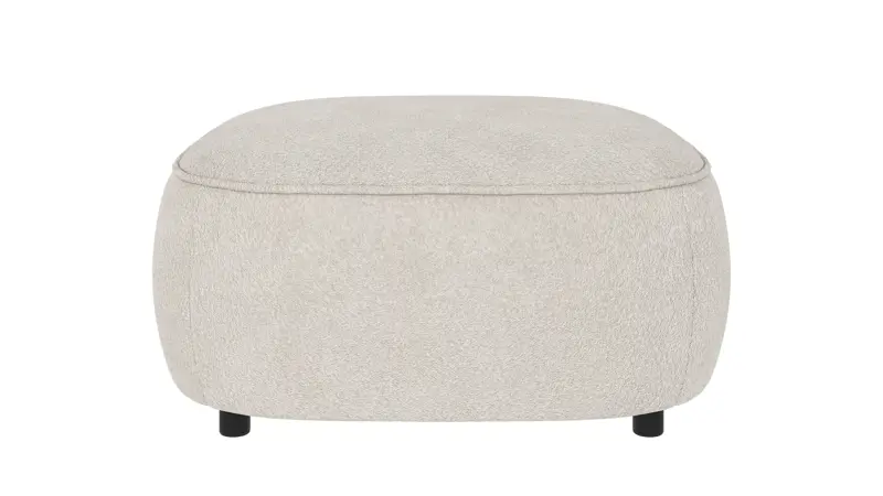 242402 b sb A Norris footstool ivory fabric Anna #20 (c3).