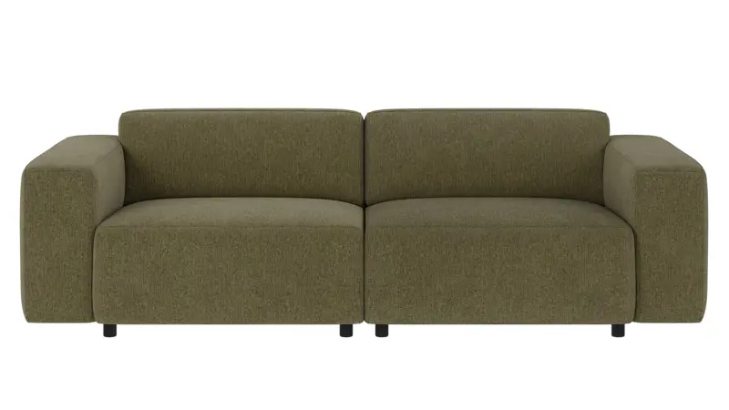 149230 b sb A Willard sofa 3-seater dark green fabric Max #88 (c2).