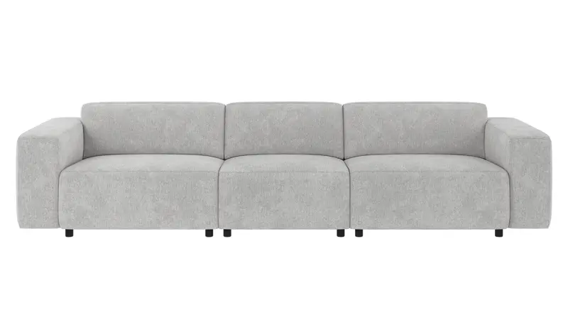 149201 b sb A Willard sofa 4-seater light grey fabric Max #60 (c2).