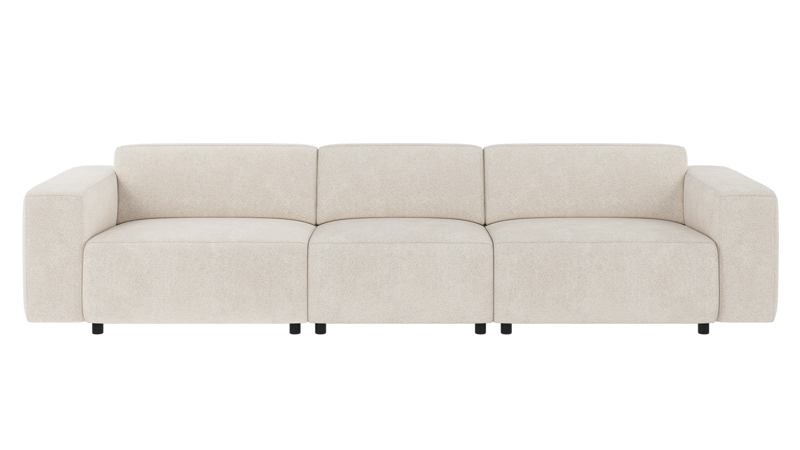 149601 b sb A Willard sofa 4-seater ivory fabric Anna #20 (c3).
