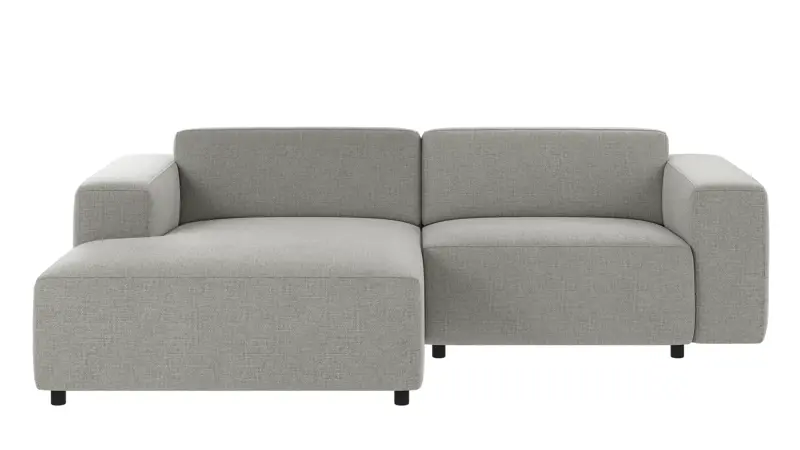 149514 b sb A Willard sofa 3-seater-chaise longue L medium grey fabric Robin #149 (c3).