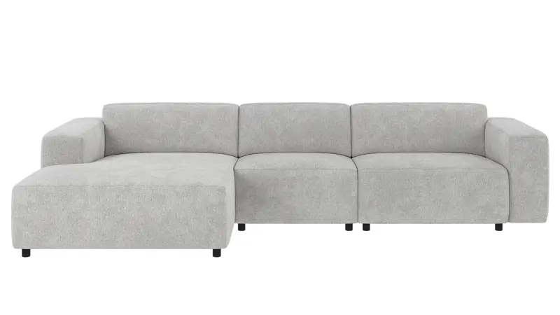 149205 b sb A Willard sofa 4-seater-chaise longue L light grey fabric Max #60 (c2).