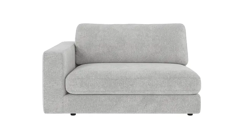 126929 b sb A Duncan 1,5 seater L light grey fabric Max #60 (c2).