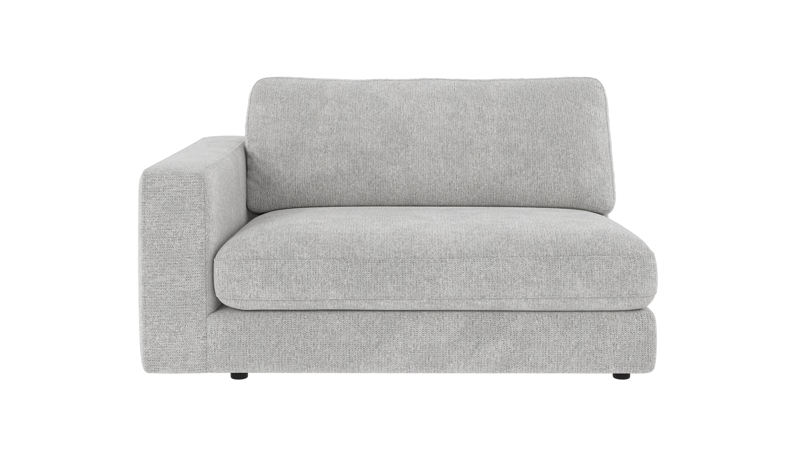 126929 b sb A Duncan 1,5 seater L light grey fabric Max #60 (c2).