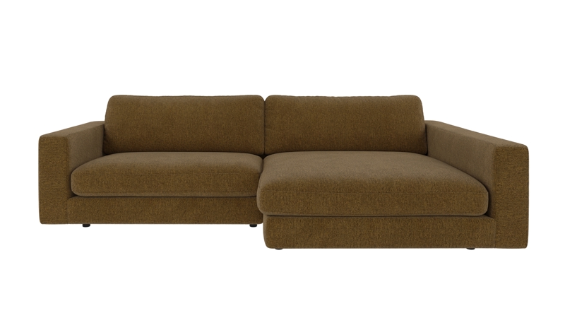 126966 b sb A Duncan sofa 3-seater-chaise longue R yellow-green fabric Max #14 (c2).