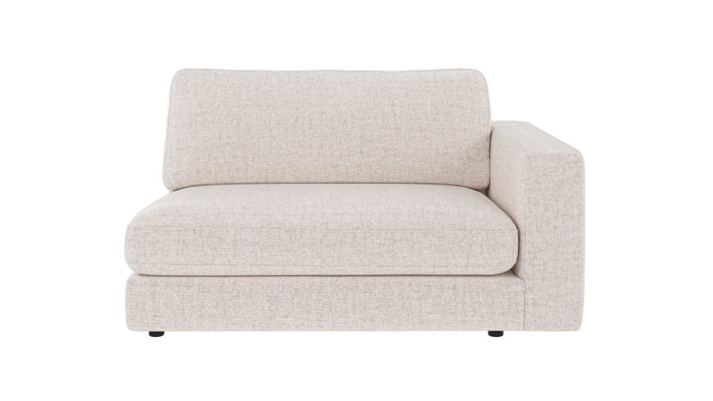 127870 b sb A Duncan 1,5 seater R light beige fabric Oscar #1 (c3).